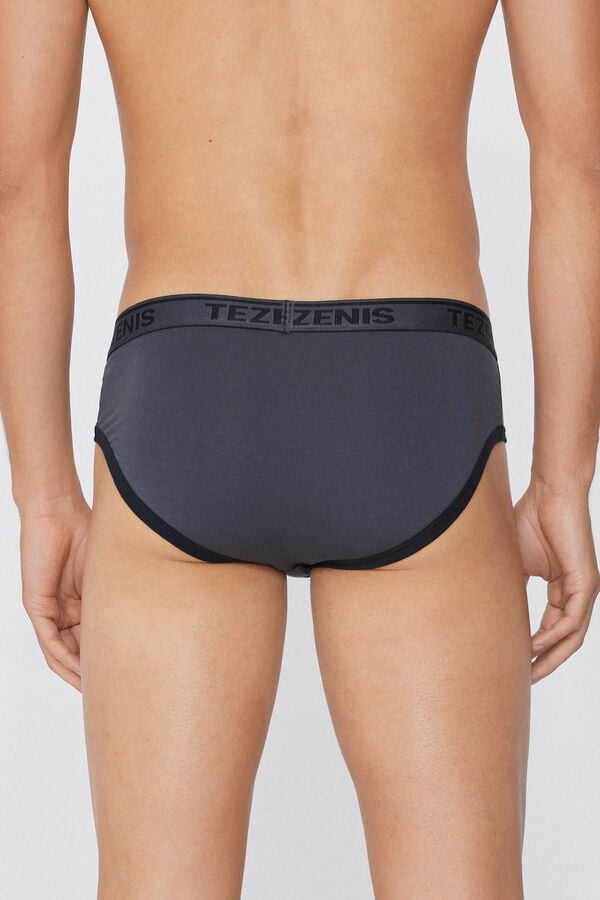 Tezenis Calzoncillos Algodón Orgánico Bordes Contraste Logo