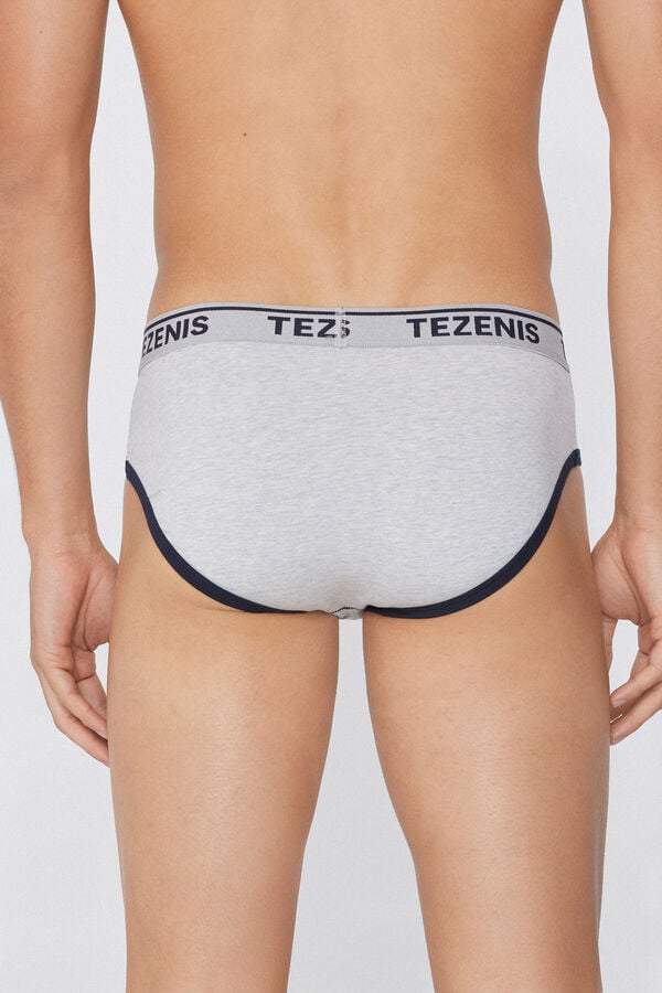 Tezenis Calzoncillos Algodón Orgánico Bordes Contraste Logo