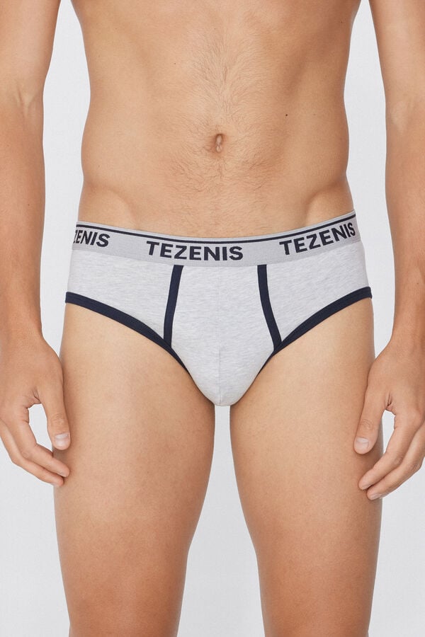 Tezenis Calzoncillos Algodón Orgánico Bordes Contraste Logo