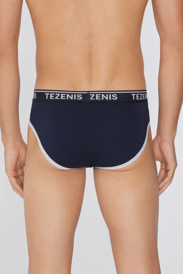 Tezenis Calzoncillos Algodón Orgánico Bordes Contraste Logo
