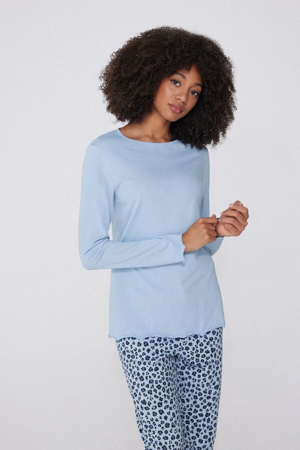 Tezenis Camiseta Algodón Manga Larga Punto De Muñeca