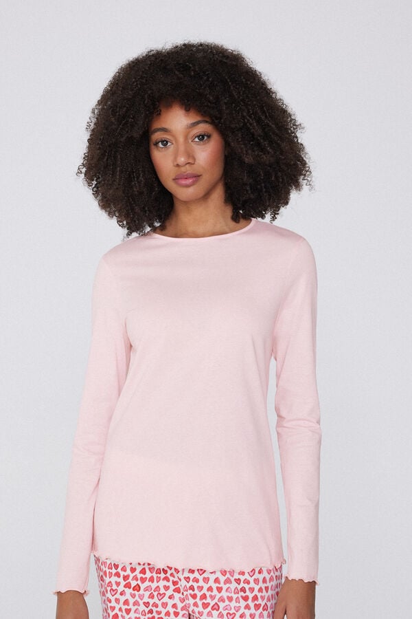 Tezenis Camiseta Algodón Manga Larga Punto de Muñeca