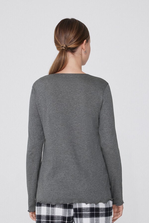 Tezenis Camiseta Algodón Manga Larga Punto De Muñeca