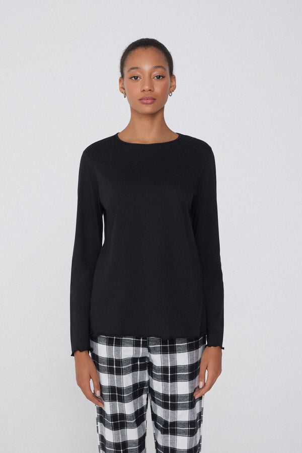 Tezenis Camiseta Algodón Manga Larga Punto De Muñeca