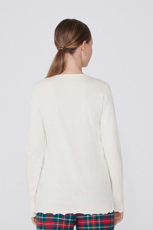 Tezenis Camiseta Algodón Manga Larga Punto De Muñeca