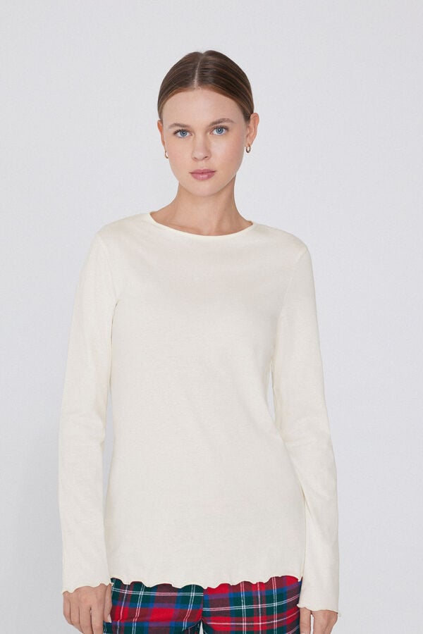 Tezenis Camiseta Algodón Manga Larga Punto De Muñeca