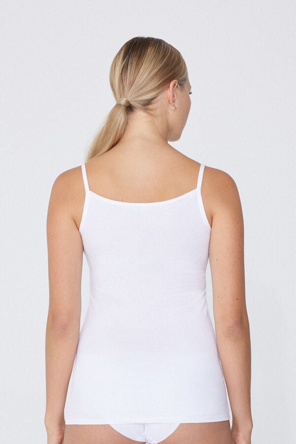 Tezenis Camiseta Básica De Tirantes En Algodón Para Mujer