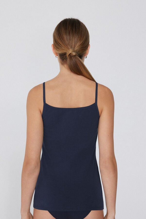 Tezenis Camiseta Básica De Tirantes En Algodón Para Mujer