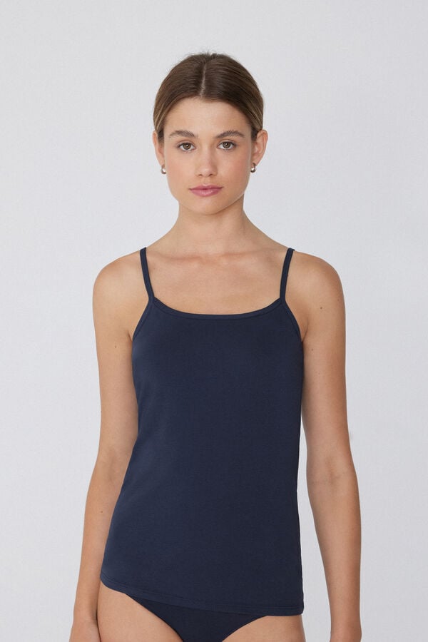 Tezenis Camiseta básica de tirantes en algodón para mujer