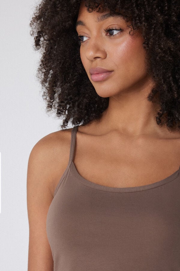 Tezenis Camiseta Básica De Tirantes En Algodón Para Mujer