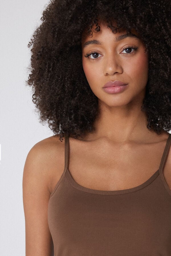 Tezenis Camiseta Básica De Tirantes En Algodón Para Mujer