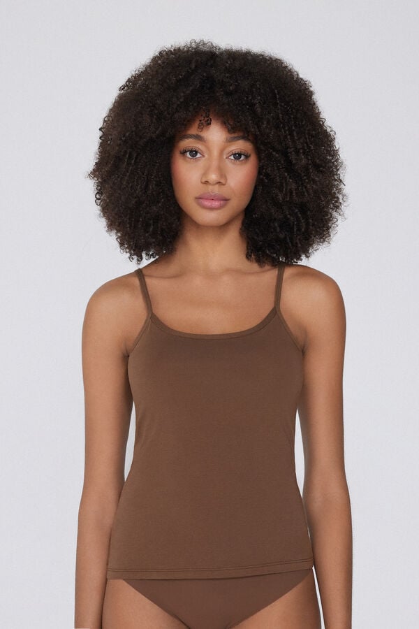 Tezenis Camiseta básica de tirantes en algodón para mujer