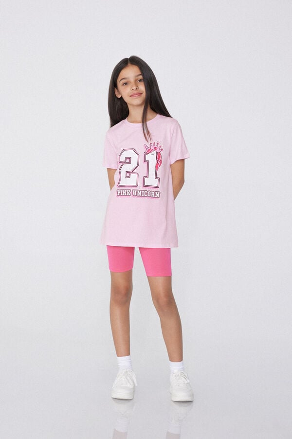 Tezenis Camiseta Con Cuello Redondo De Algodón Con Estampado