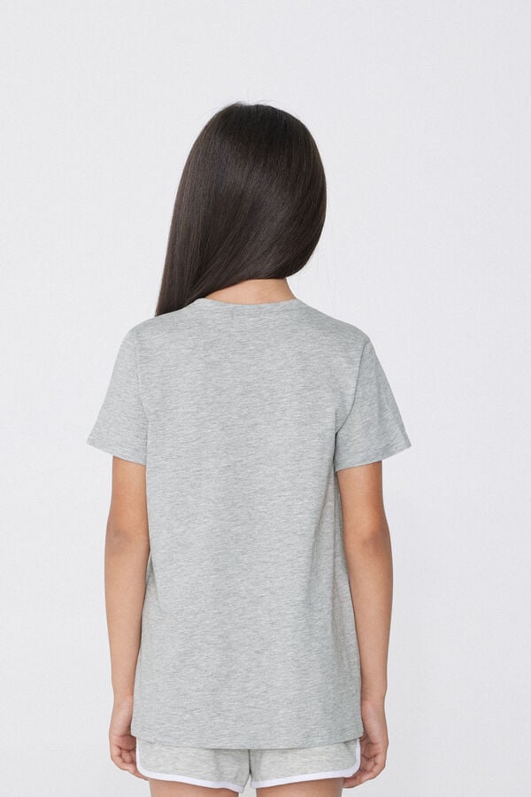 Tezenis Camiseta Con Cuello Redondo De Algodón Con Estampado