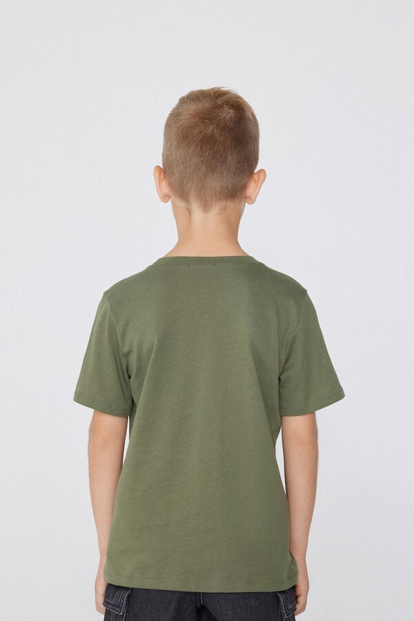 Tezenis Camiseta Con Cuello Redondo De Algodón Con Estampado