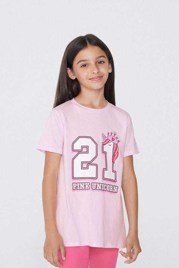 Tezenis Camiseta Con Cuello Redondo De Algodón Con Estampado