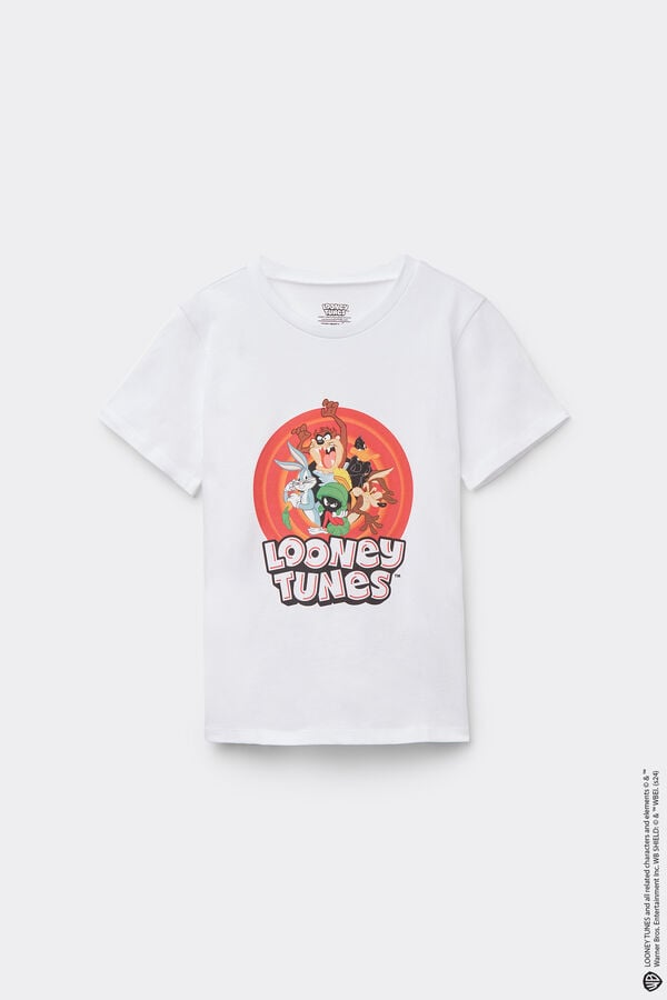 Tezenis Camiseta Con Estampado Looney Tunes Unisex Para Niños