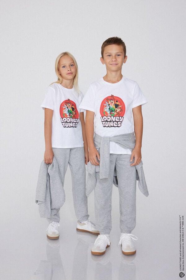 Tezenis Camiseta Con Estampado Looney Tunes Unisex Para Niños
