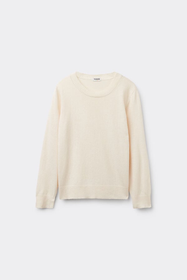 Tezenis Camiseta Cuello Redondo Con Lana Unisex Niños