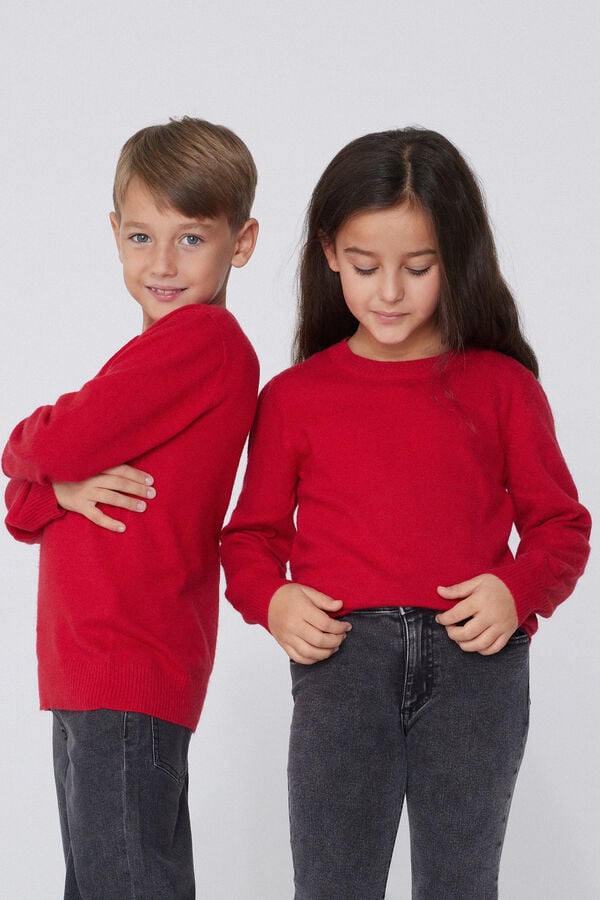 Tezenis Camiseta Cuello Redondo con Lana Unisex Niños