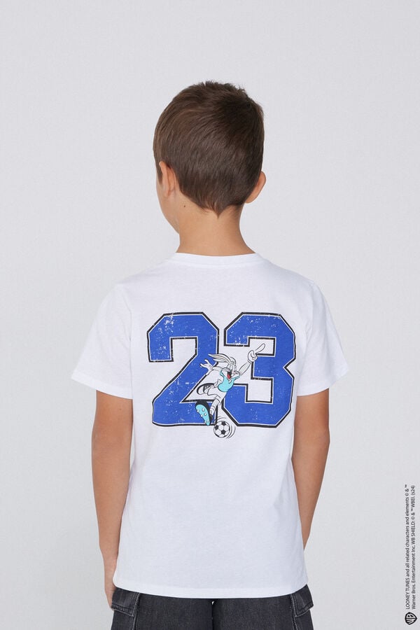 Tezenis Camiseta De Algodón Para Niño Con Estampado De Looney Tunes