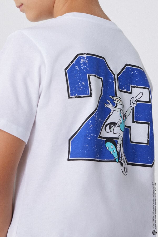 Tezenis Camiseta De Algodón Para Niño Con Estampado De Looney Tunes