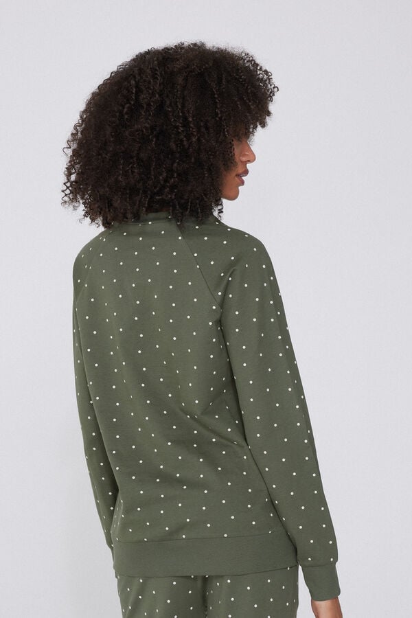 Tezenis Camiseta De Manga Larga Con Cuello Redondo Con Estampado