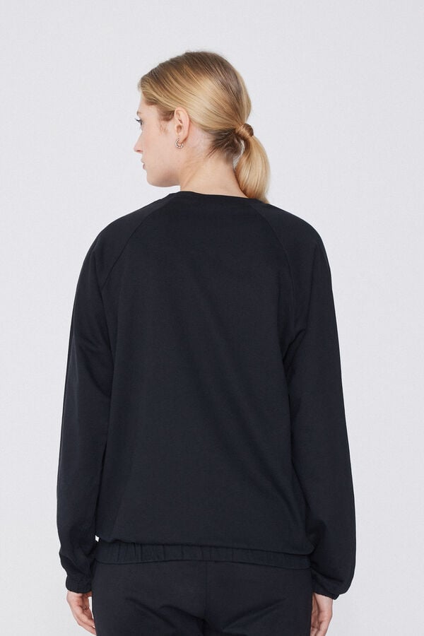 Tezenis Camiseta De Manga Larga Con Cuello Redondo Y Puños