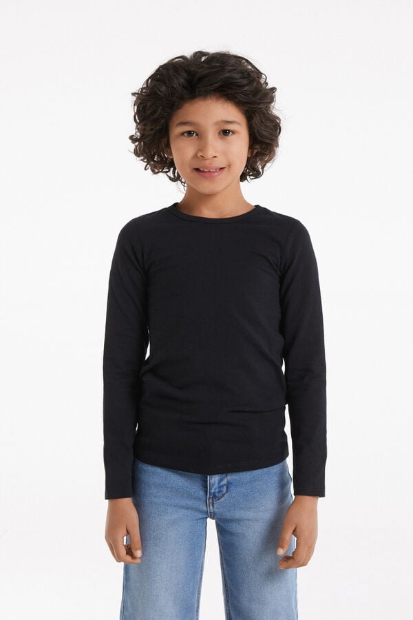 Tezenis Camiseta de manga larga térmica en algodón unisex de niños