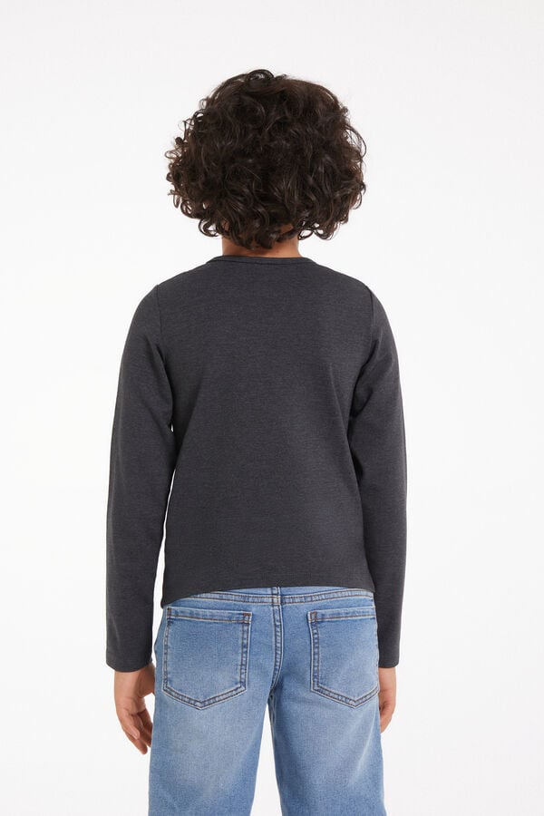 Tezenis Camiseta De Manga Larga Térmica En Algodón Unisex De Niños