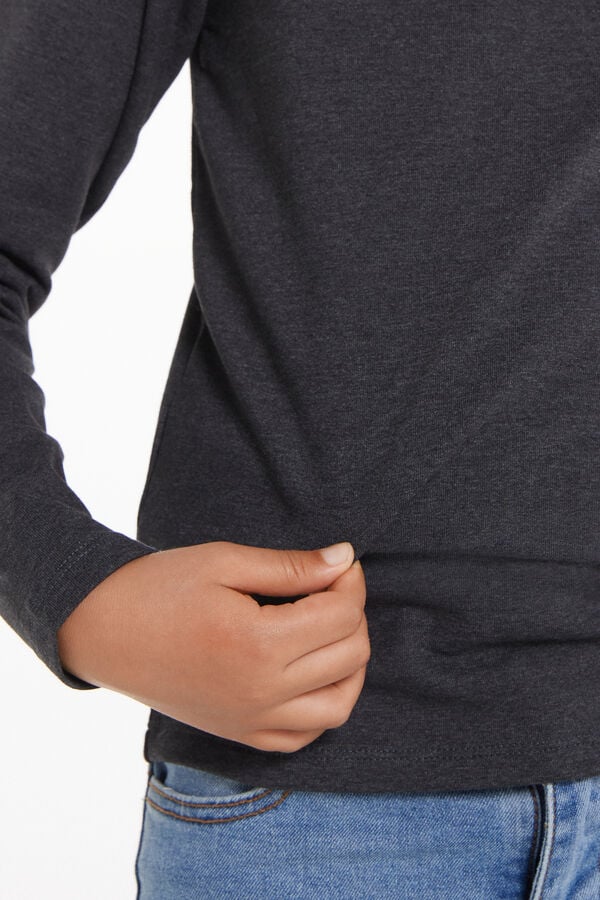 Tezenis Camiseta De Manga Larga Térmica En Algodón Unisex De Niños