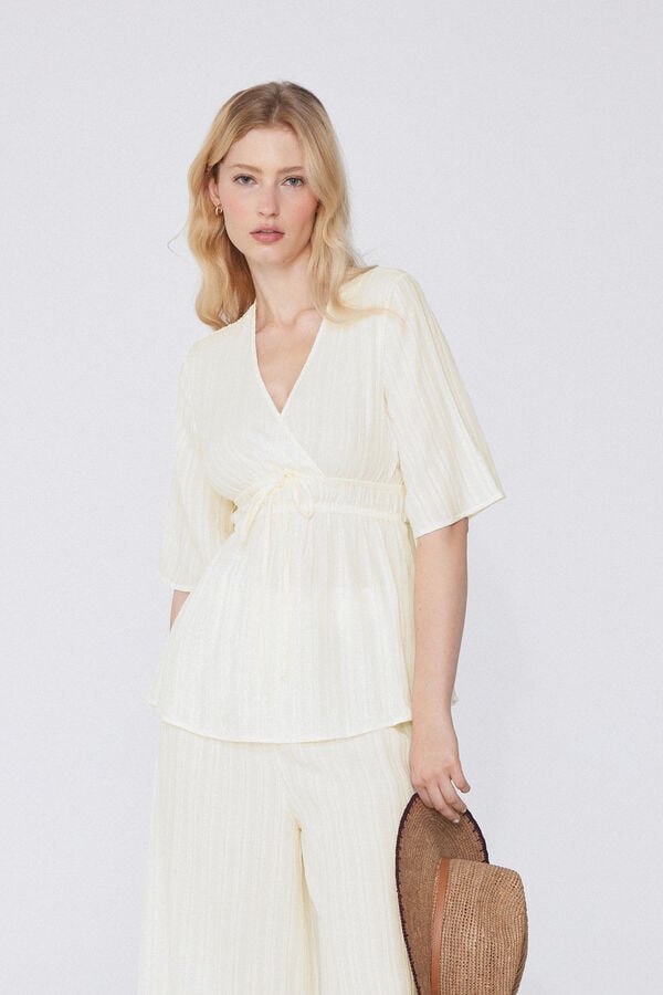 Tezenis Camiseta De Media Manga Con Tela Con Efecto 3D