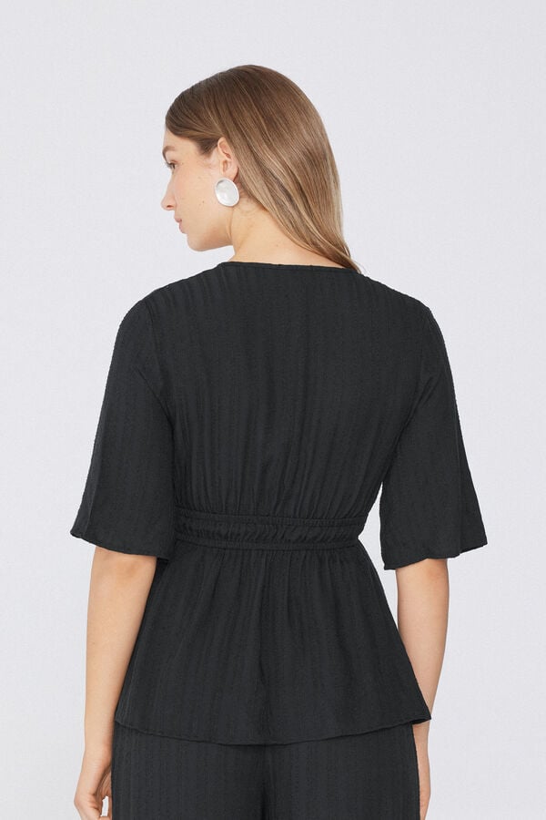 Tezenis Camiseta De Media Manga Con Tela Con Efecto 3D