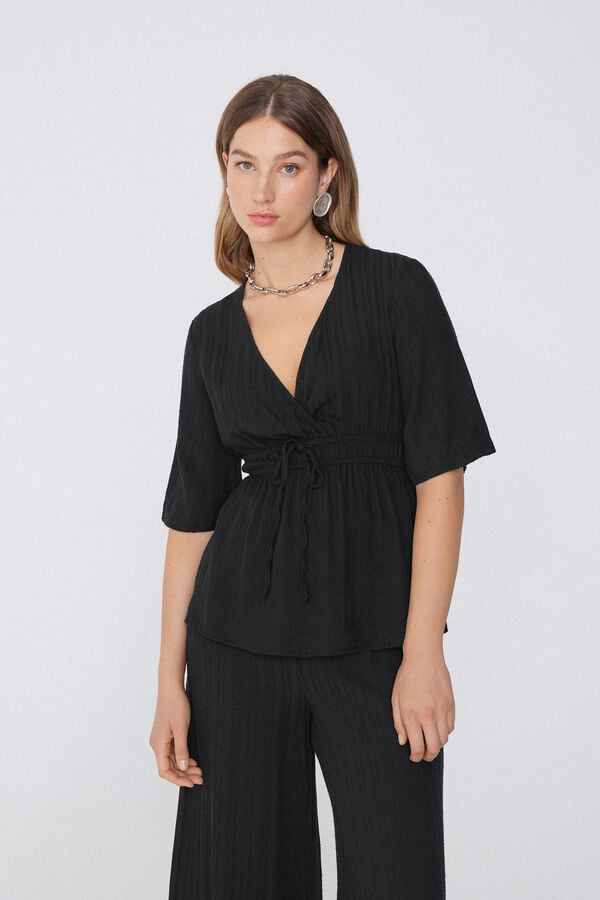 Tezenis Camiseta De Media Manga Con Tela Con Efecto 3D