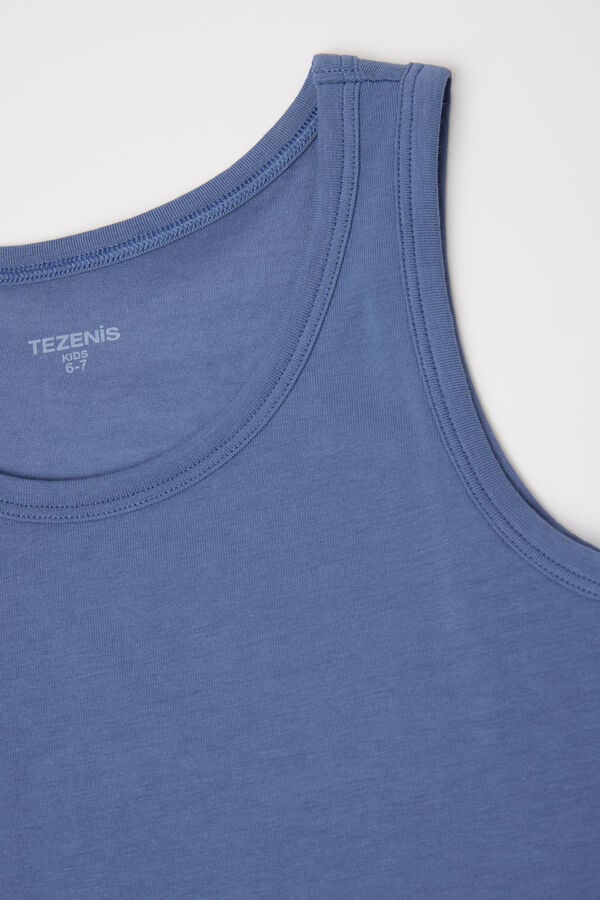 Tezenis Camiseta De Tirantes Anchos Básica De Algodón Para Niños Unisex