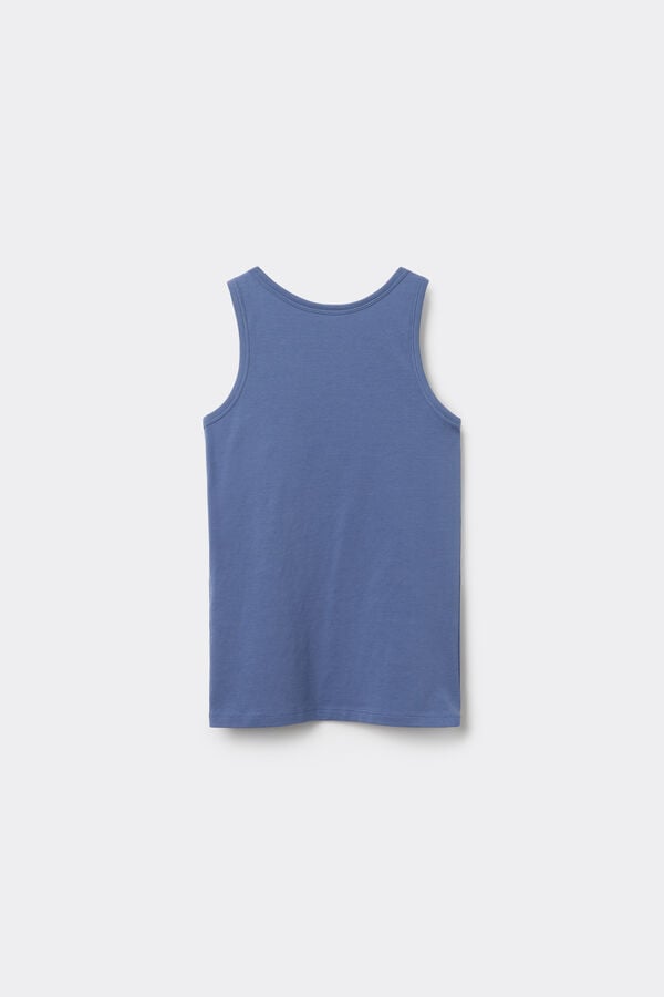 Tezenis Camiseta De Tirantes Anchos Básica De Algodón Para Niños Unisex