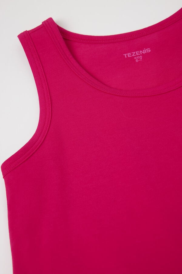 Tezenis Camiseta De Tirantes Anchos Básica De Algodón Para Niños Unisex