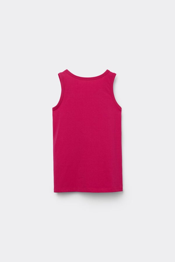 Tezenis Camiseta De Tirantes Anchos Básica De Algodón Para Niños Unisex