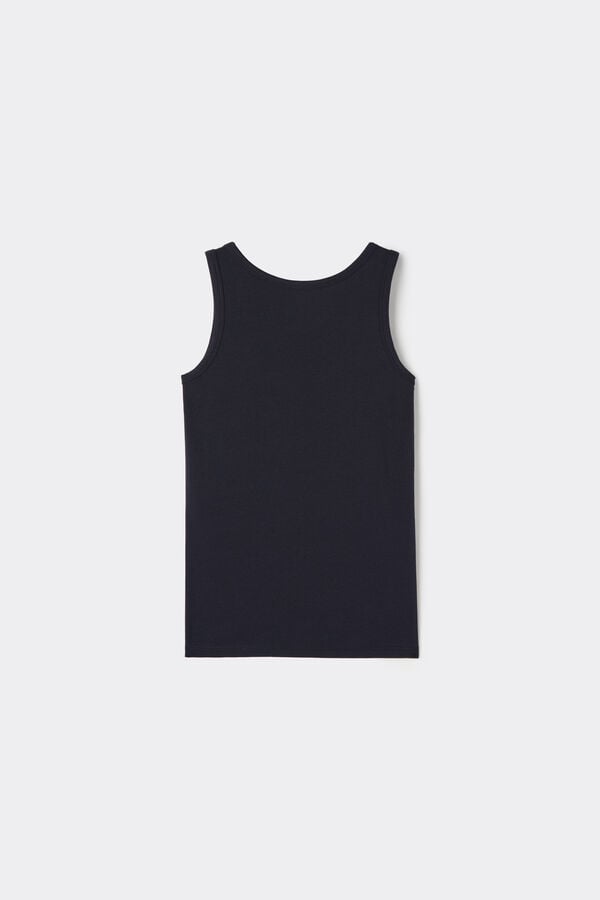 Tezenis Camiseta De Tirantes Anchos Básica De Algodón Para Niños Unisex