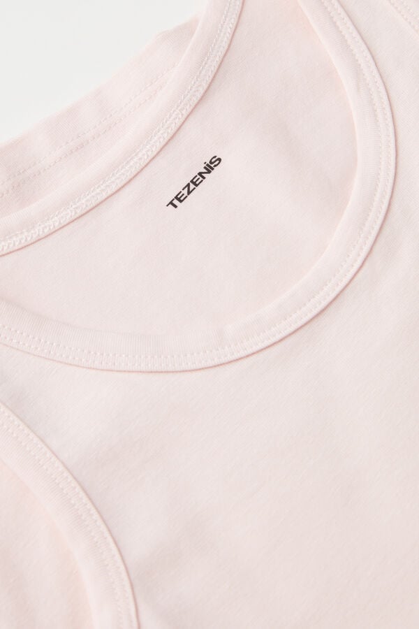 Tezenis Camiseta De Tirantes Anchos Básica De Algodón Para Niños Unisex