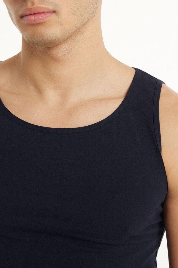 Tezenis Camiseta De Tirantes Anchos De Algodón Elástico