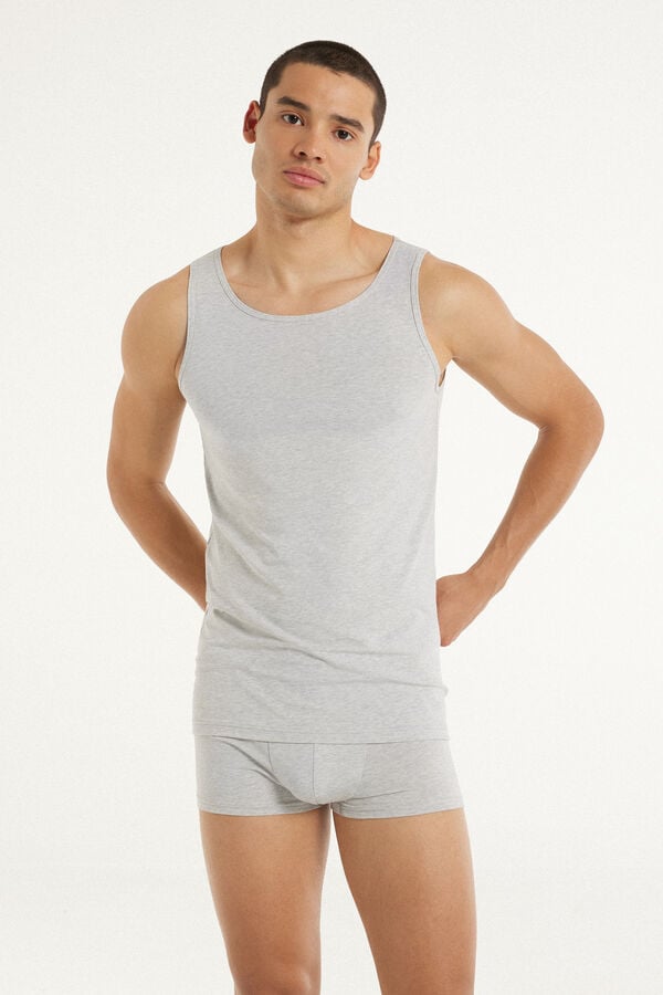 Tezenis Camiseta De Tirantes Anchos De Algodón Elástico