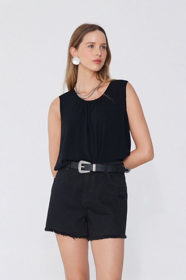 Tezenis Camiseta De Tirantes Anchos De Tela De Viscosa