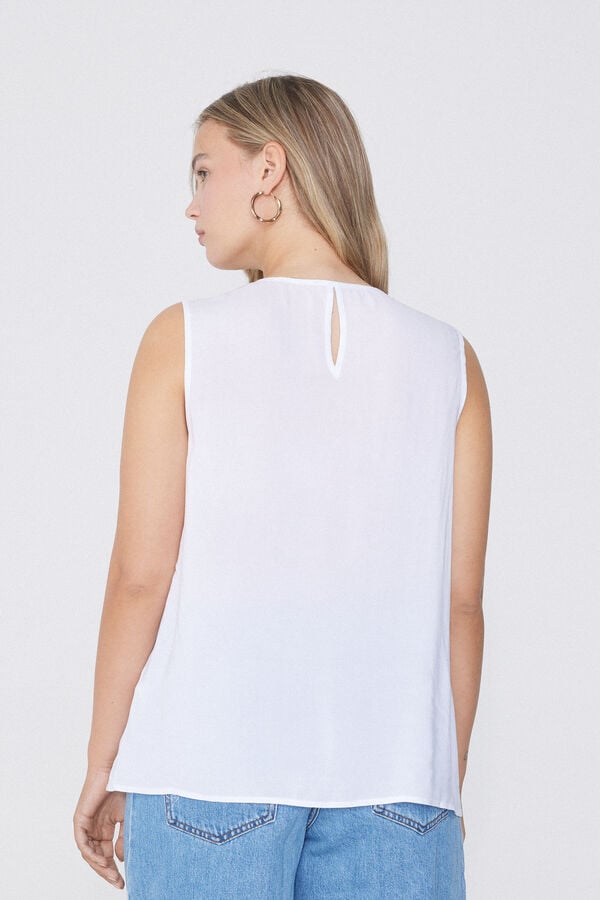 Tezenis Camiseta De Tirantes Anchos De Tela De Viscosa