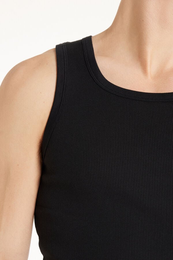 Tezenis Camiseta De Tirantes Canalé Tirantes Anchos Algodón Hombre