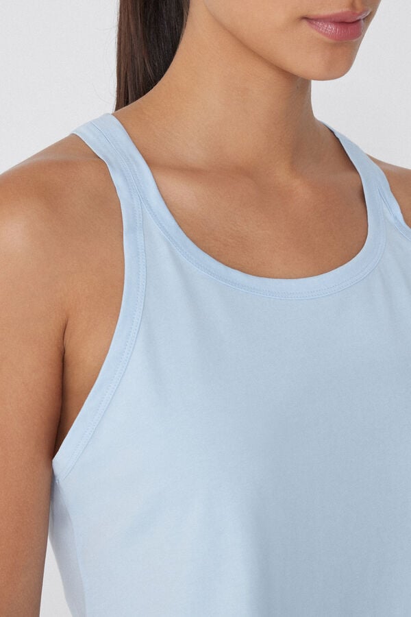 Tezenis Camiseta De Tirantes Corta De Algodón Con Tirante Ancho