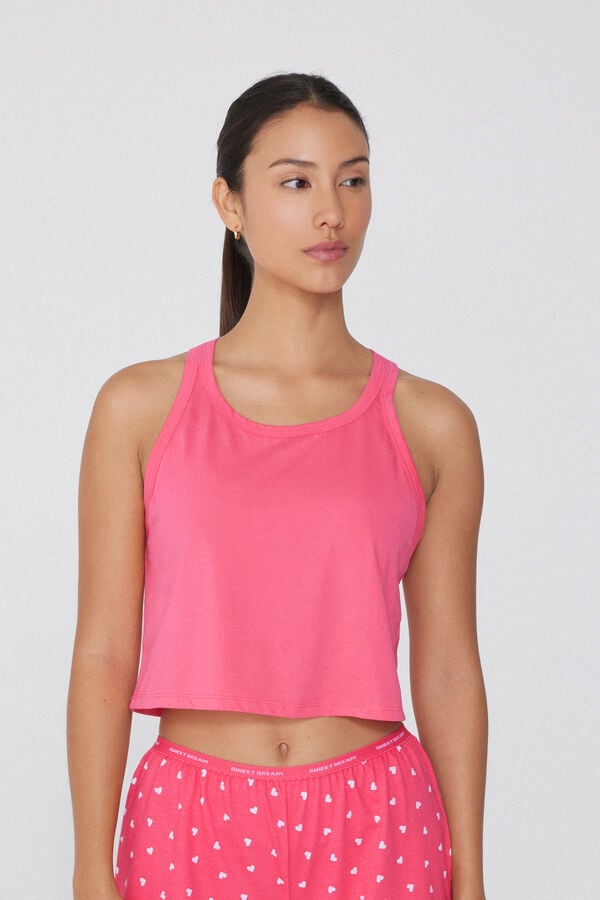 Tezenis Camiseta De Tirantes Corta De Algodón Con Tirante Ancho