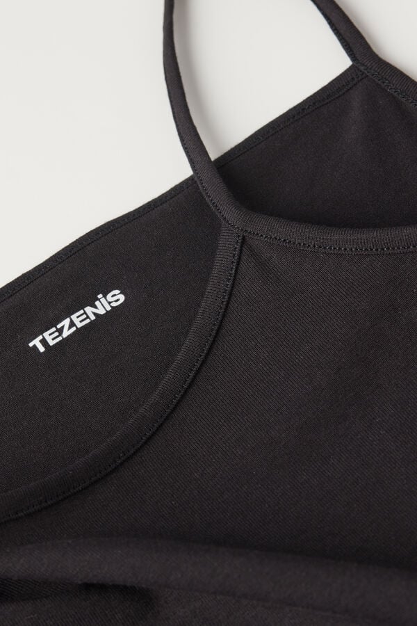 Tezenis Camiseta De Tirantes Finos Con Escote Redondo De Algodón Para Niña