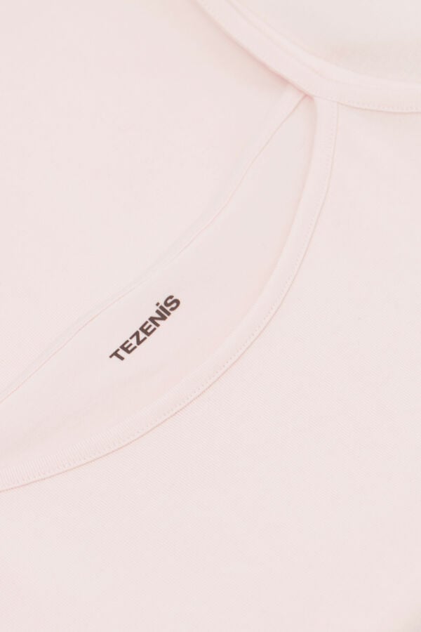 Tezenis Camiseta De Tirantes Finos Con Escote Redondo De Algodón Para Niña