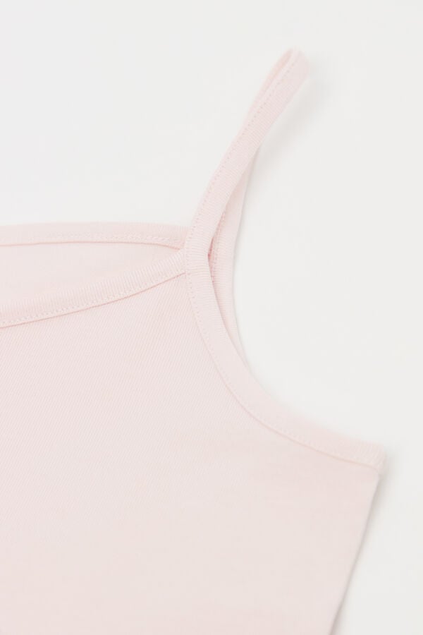 Tezenis Camiseta De Tirantes Finos Con Escote Redondo De Algodón Para Niña